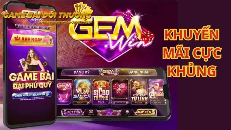 Gemwin cung cấp nhiều chương trình khuyến mãi hấp dẫn